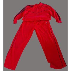 Champion Red Authentic Full Zip Track Jacket W/ Black Stripe 3XLT